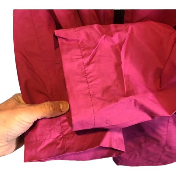 Woman within hooded pink trench rain coat size 18-20 - Picture 5 of 13